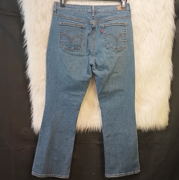Levi's Denim - Levi's Blue Denim Bootcut 515 Jean's Size 10 Short